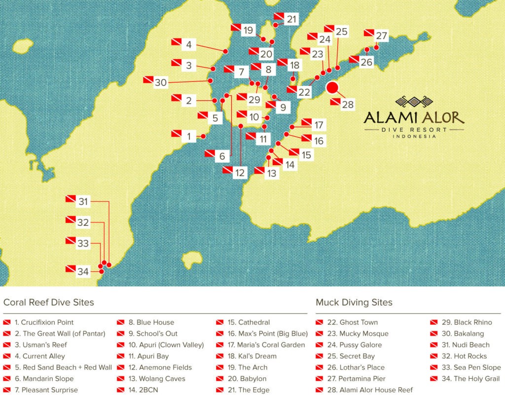 alama alor dive site map 1 1